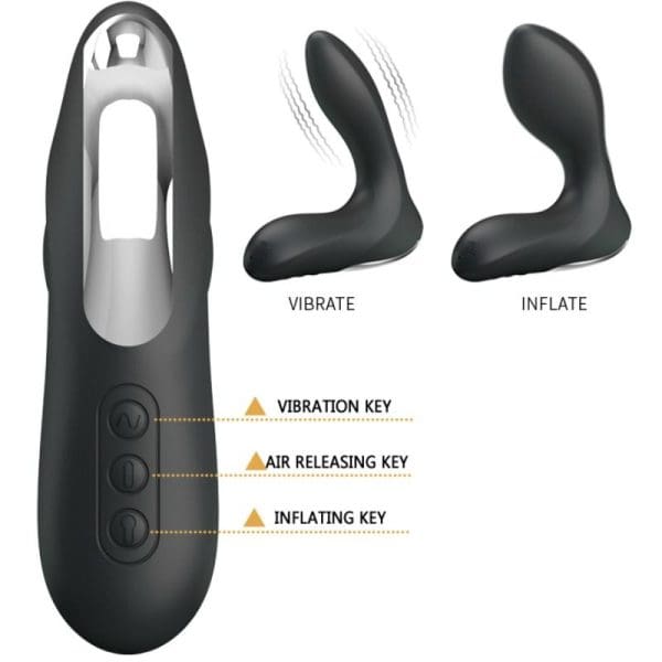 PRETTY LOVE - LEONARD INFLATABLE PROSTATIC MASSAGER WITH VIBRATION 7